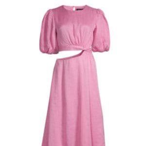 Bardot Impala Asymmetric Cut Out Midi-Dress